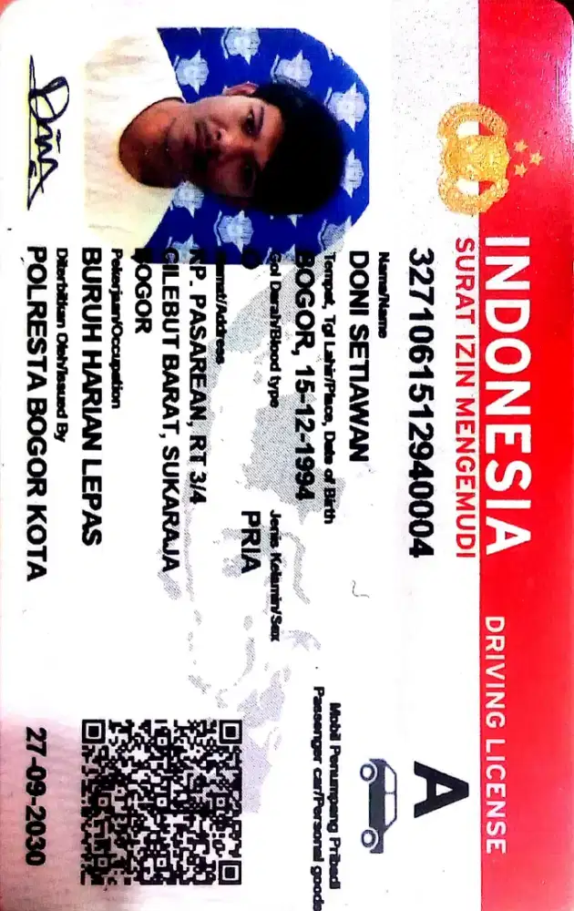 Supir pribadi dan asisten