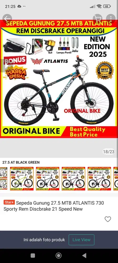 Sepeda Gunung Atlantis 27.5