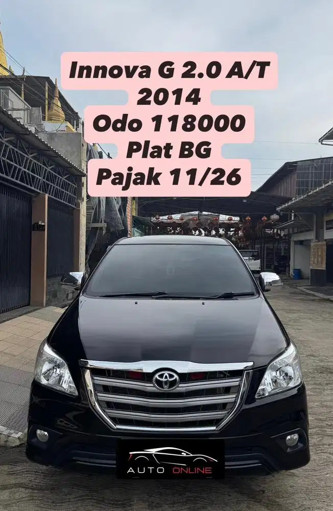 Toyota Innova G 2.0 A/T 2014