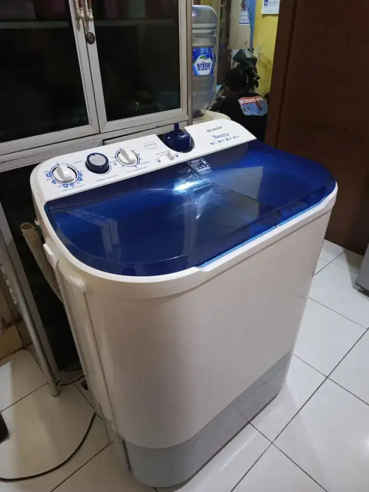 MESIN CUCI MERK SHARP KAP 10KG NORMAL SIAP PAKAI