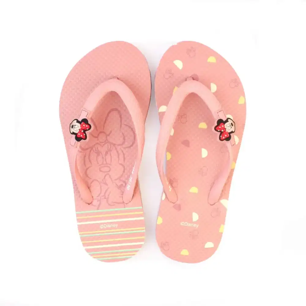 Minnie 3 Zuma Kids Girls Rose Pink - Sandal Jepit Zuma Anak Perempuan