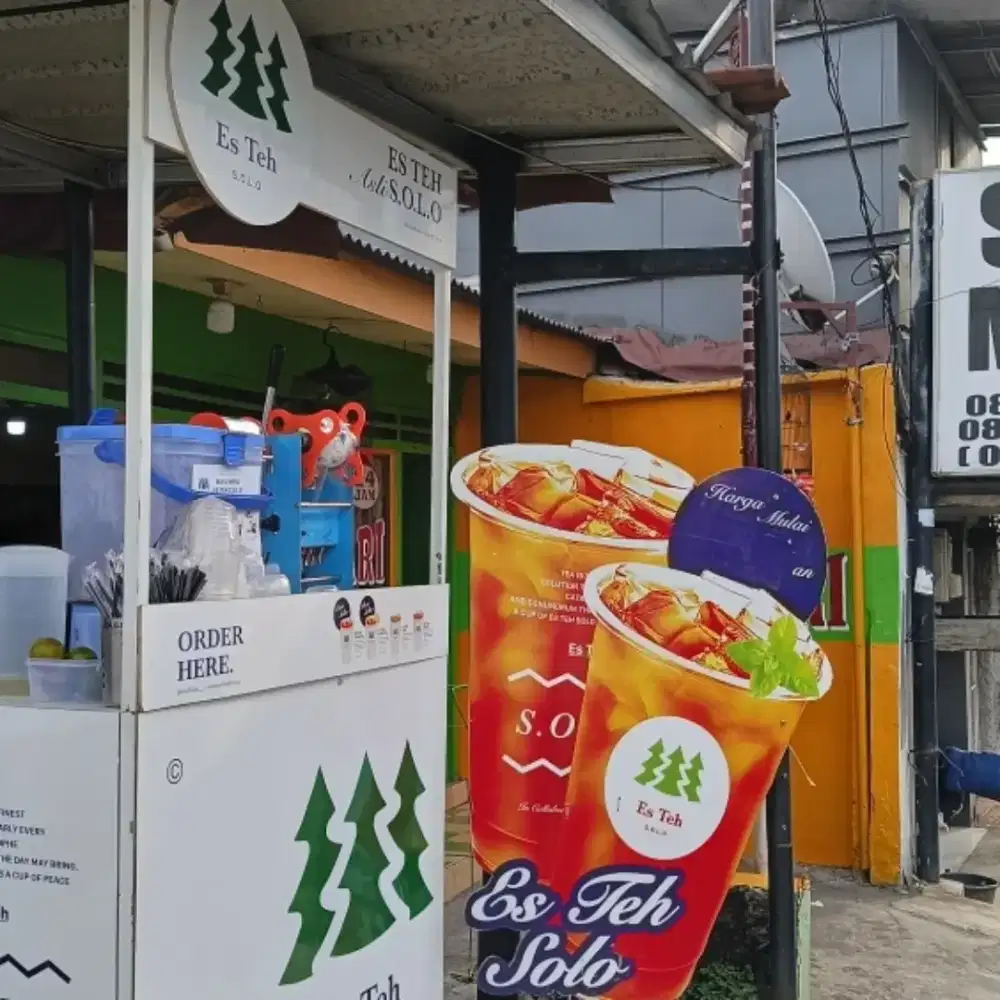 Perlengkapan Usaha Booth Es Teh Solo