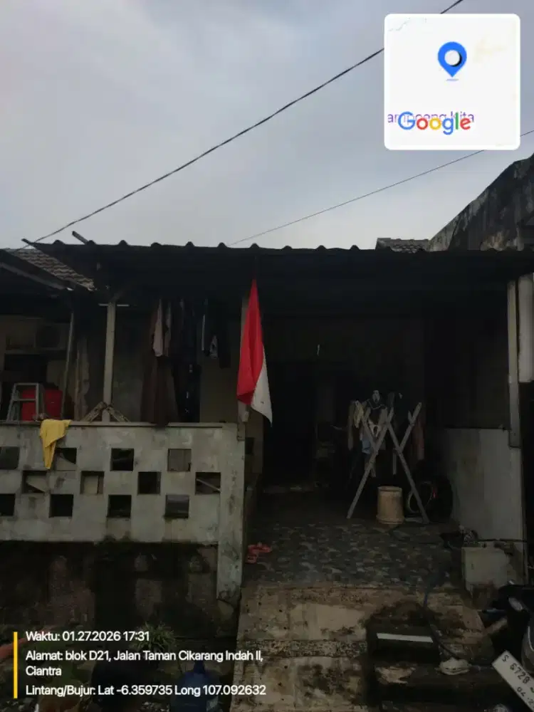 Rumah murah di TAMAN CIKARANG INDAH BEKASI