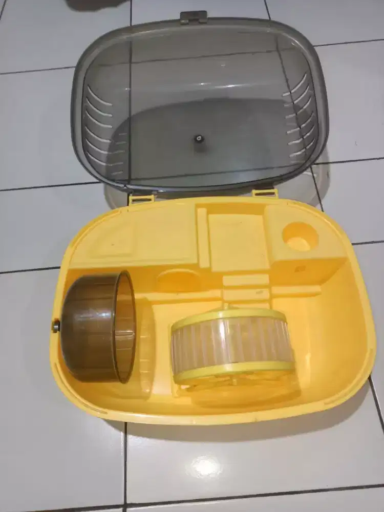 Kandang Hamster Portable Bonus mainan