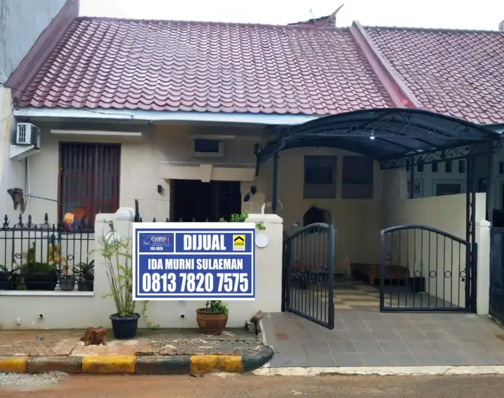 Rumah Siap Huni dekat Sekolah Interatonal dan Tol Villa Melati Mas BSD
