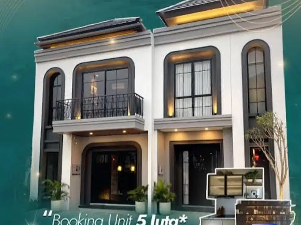 rumah Mansion nine konsep america classic ready unit