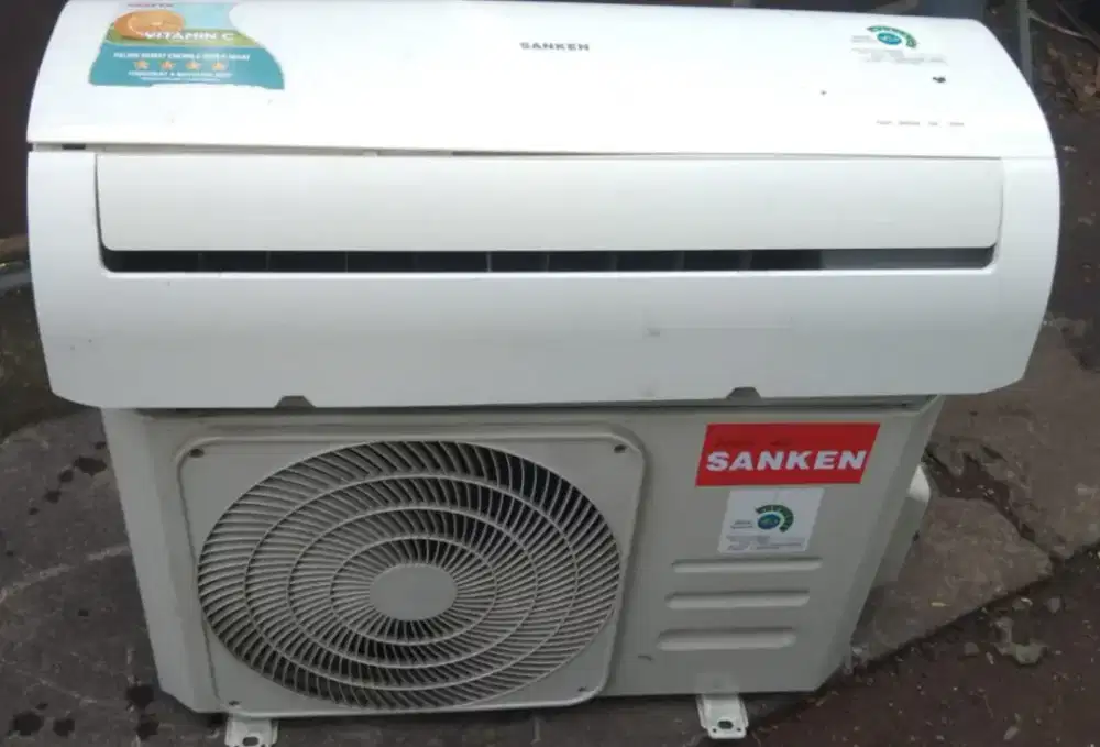 Jual ac Sanken 1/2 pk R 410lowwat 360 wat kondisi 95% ori semua