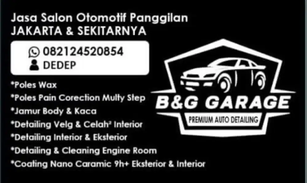 Jasa poles mobil panggilan