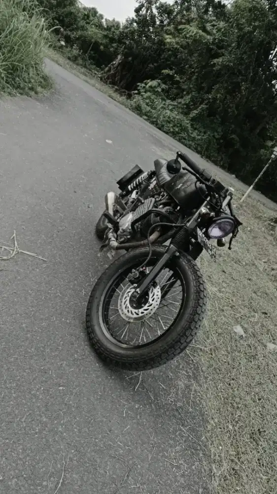 Motor custom tiger caferacer