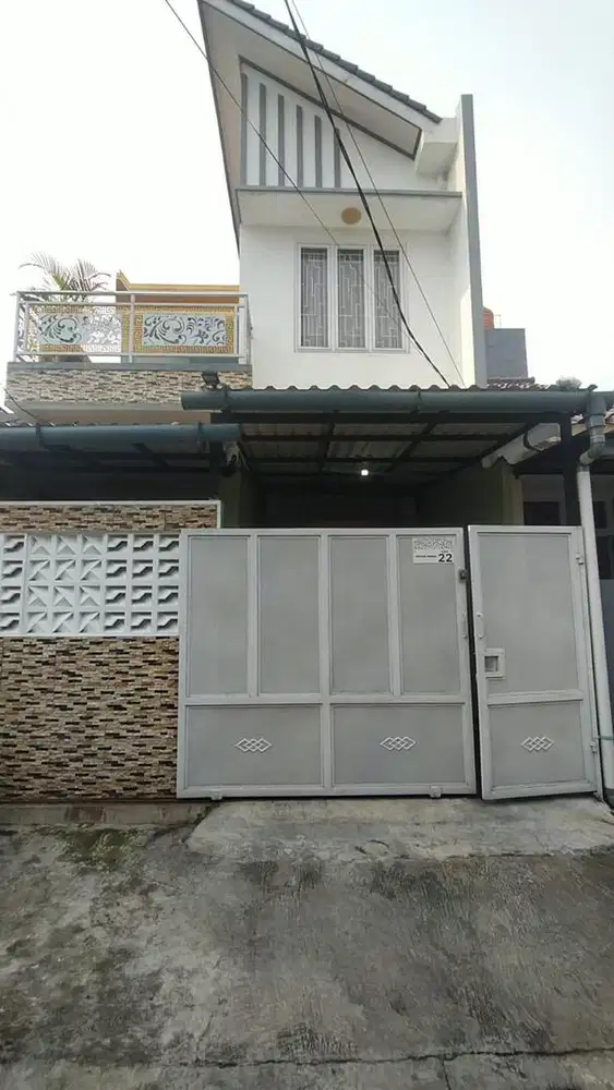 Dijual Rumah Murah 2 Lantai di Wisma Palem Cibubur