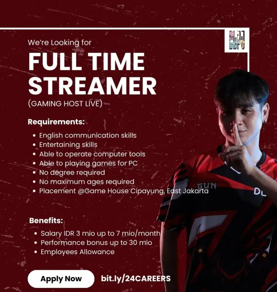 Host streaming gaming live