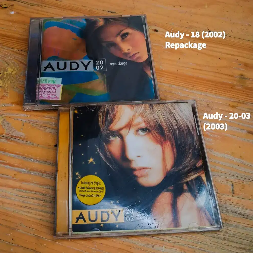 CD Audy 18 (2002) Repackage & Audy - 20-03 (2003)