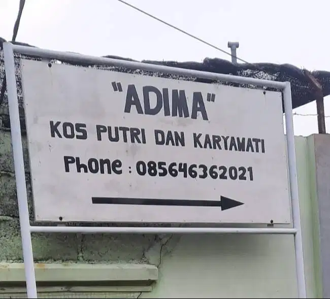 Disewakan / Dikontrakkan Rumah + Kost (4 kamar) periode : 5 - 10 Tahun