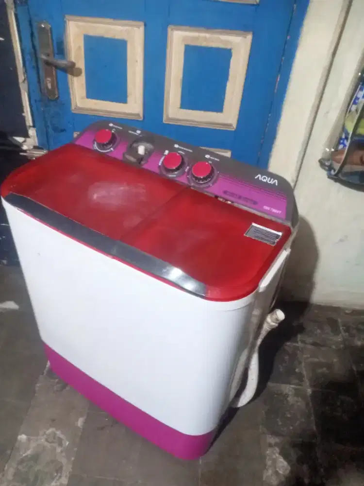 Jual mesin cuci AQUA hijab series kapasitas 7 kg normal bisa diantar
