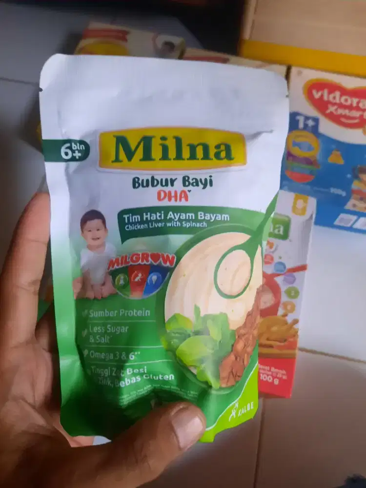Milna Bubur Bayi 6+ (Rasa Tim Hati Ayam Bayam)