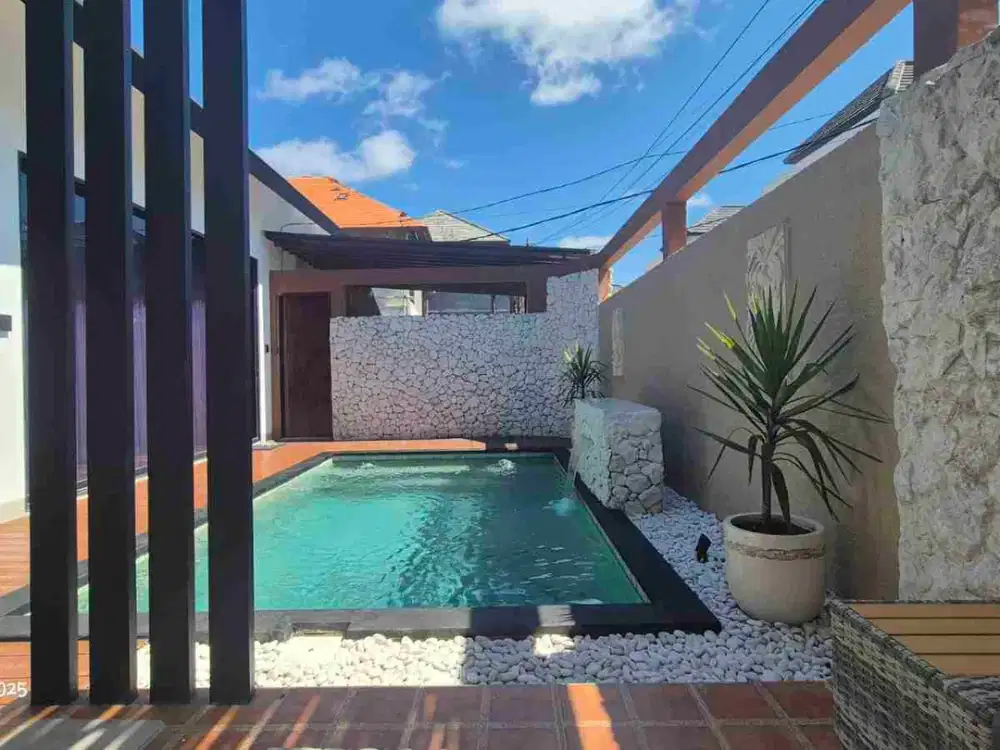 dijual villa baru dengan fasilitas smart home di pecatu