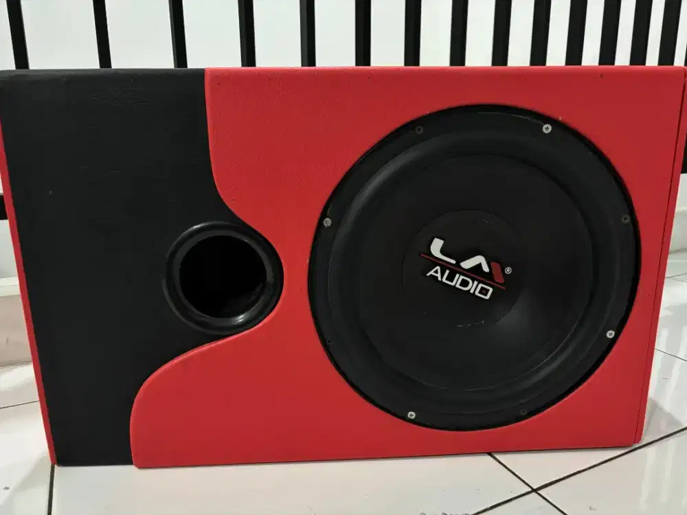 Subwoofer LM Audio JJ 12 inch plus BOX besar