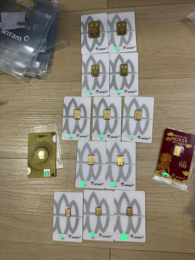 Antam 1 2 3 5 10 Gram 2026 year of the horse 2577 kongzili