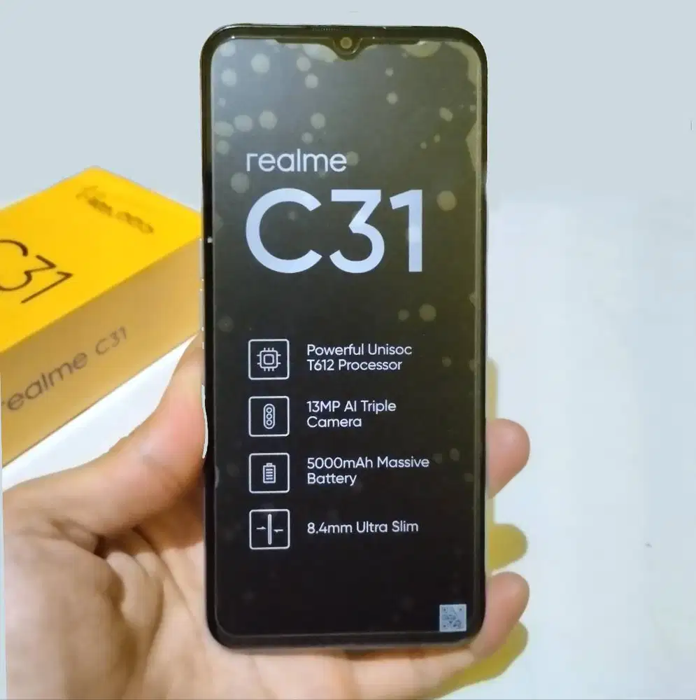 Preowned SMARTPHONE REALME C31 Full Set - Tangan Pertama