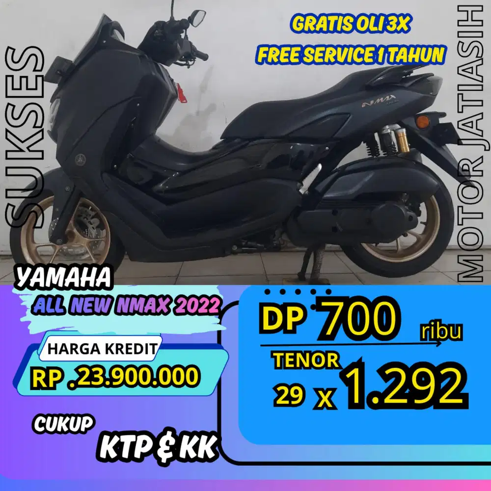 DP MURAH YAMAHA ALL NEW NMAX 2022 DP 700 RIBU BISA CASH/KREDIT