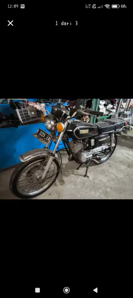 JUAL YAMAHA RX 100 KONDISI ORIGINAL TH 1977
