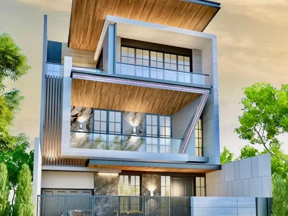 DIJUAL RUMAH ALAM HIJAU CITRALAND 4KT ROOFTOP MODERN MINIMALIS BARU