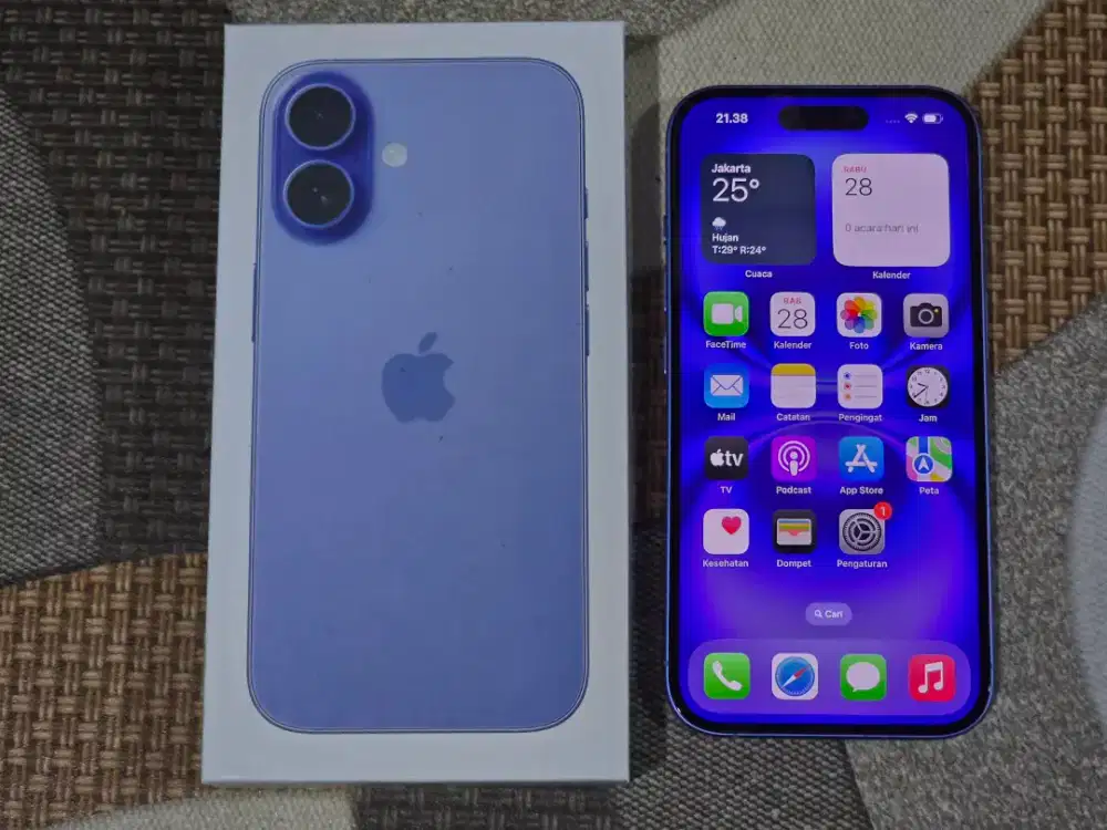 Iphone 16 128GB Ultramarine Exs Ibox