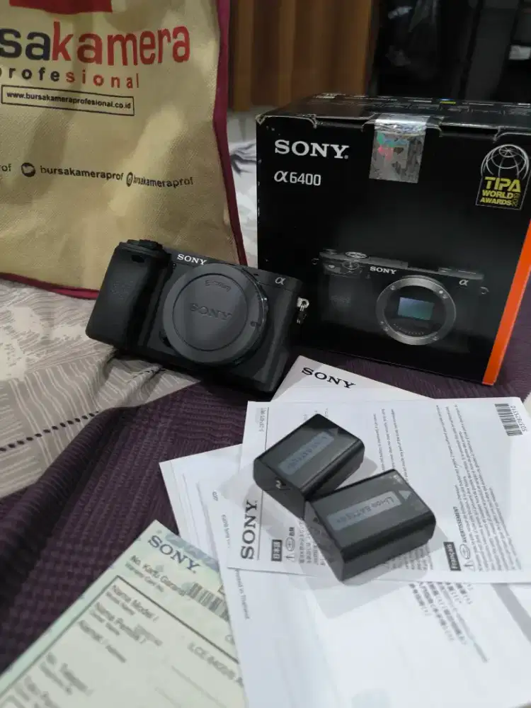 Sony A 6400 Body only Full Set