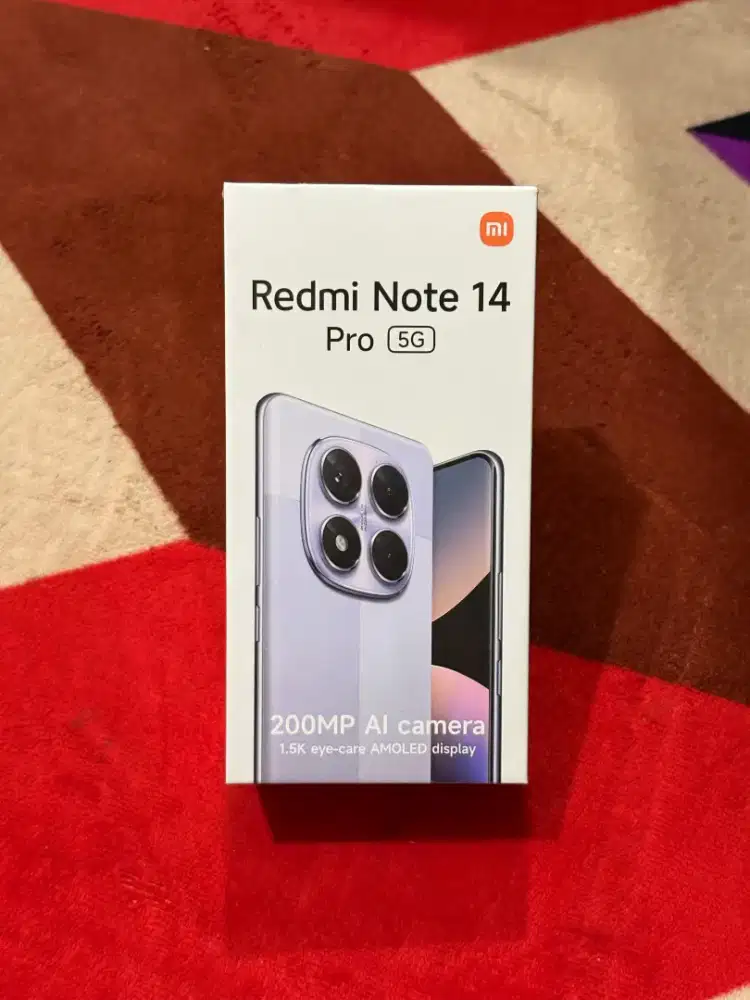 REDMI NOTE 14 PRO 5G 12/512 KONDISI MASIH BARU NEW