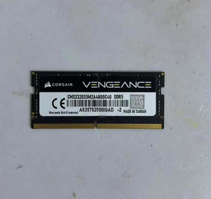 RAM Corsair Vengeance 16GB DDR5 4800mhz Sodimm
