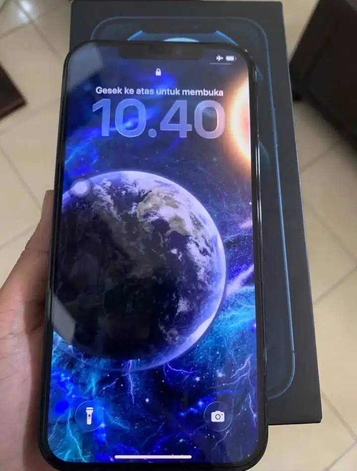 iPhone 12 promax 256 iBox pasific blue