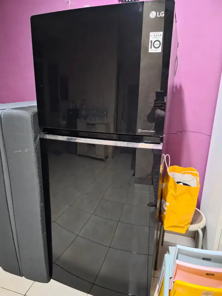 Kulkas LG Converter 2 pintu kapasitas 400 Lt