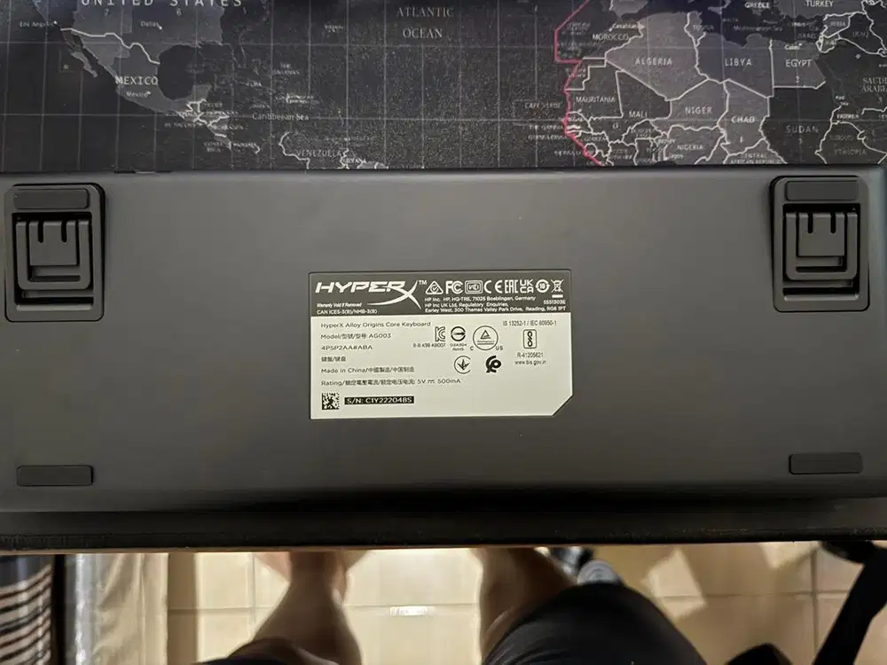 Keyboard Gaming - HyperX alloy Origini core TKL Mech - Blue Swicth