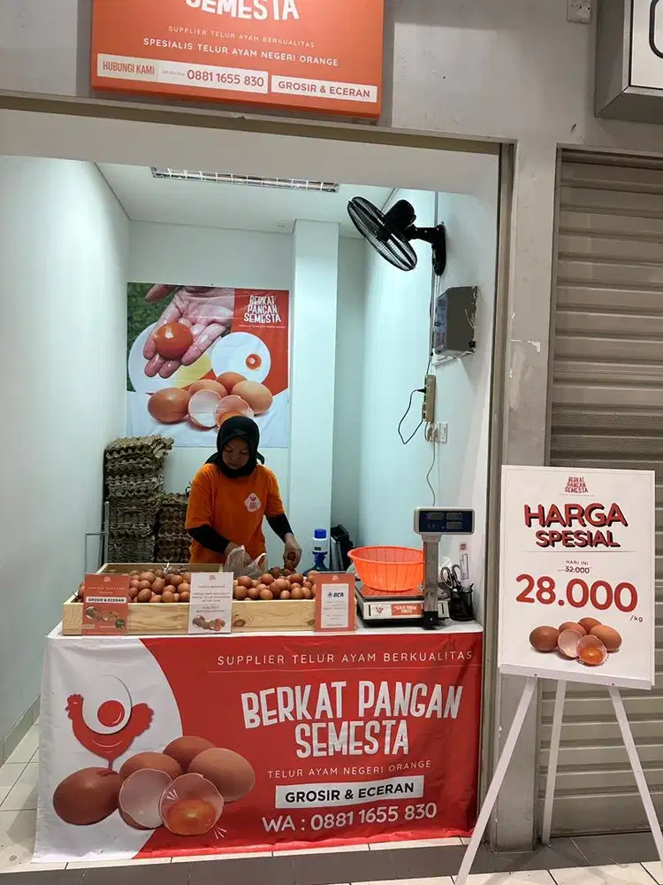 Staff / Karyawan Toko Telur Pasar Intermoda