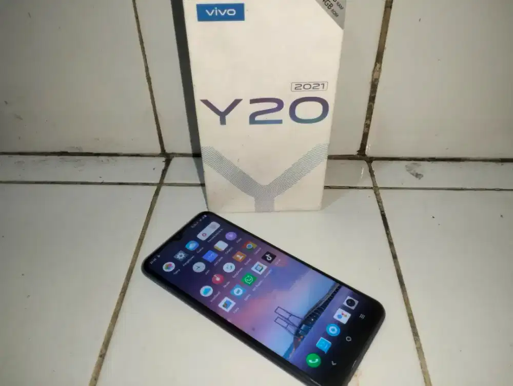 VIVO Y20 BLUE RAM 4/64GB ORIGINAL EX RESMI NOT REFURBISH
