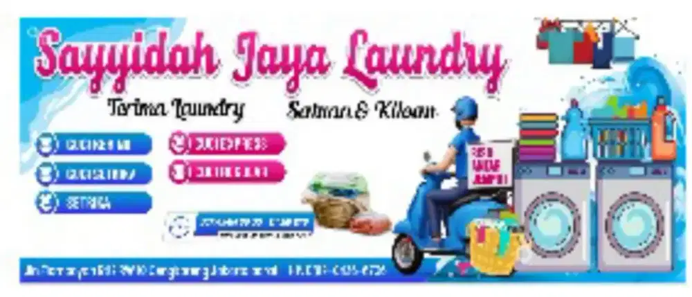 Karyawan laundry berpengalaman