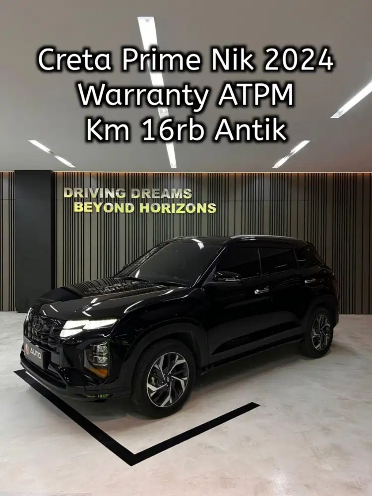 Hyundai Creta Prime Two Tone 2025 Hitam Km16rb B2806SML Nik 2024