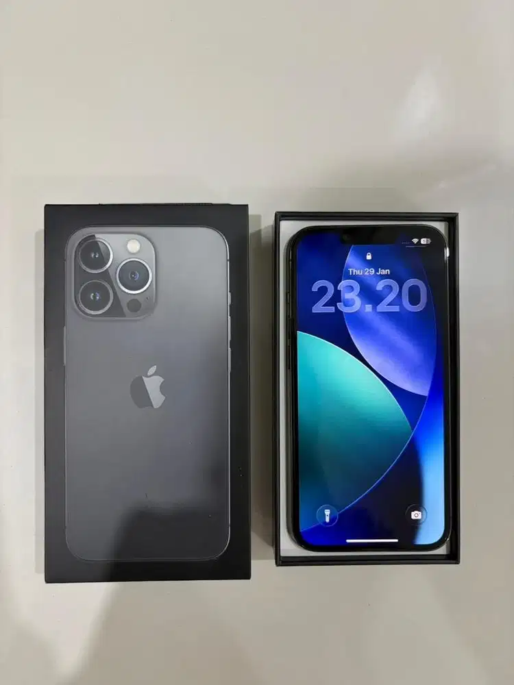 iPhone 13 Pro 256GB Graphite - Ex Digimap - Mulus 99% - All Original