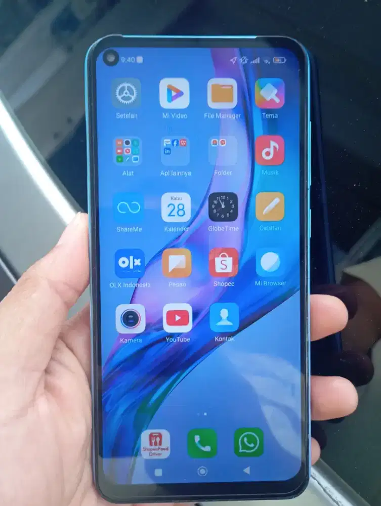 Xiaomi redmi note 9 ram 4/64 mulus