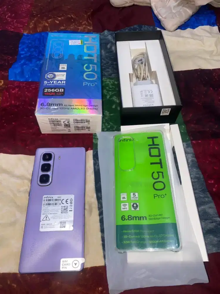 Infinix Hot 50 Pro + Plus layar lengkung 8/256 gb