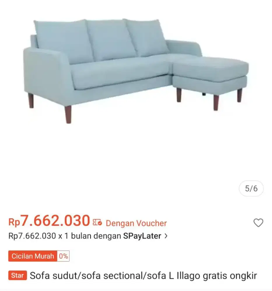Sofa Sudut Informa (Second)