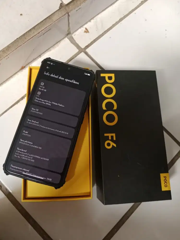 Hp Poco f6 ram 8/256 fullset nominus