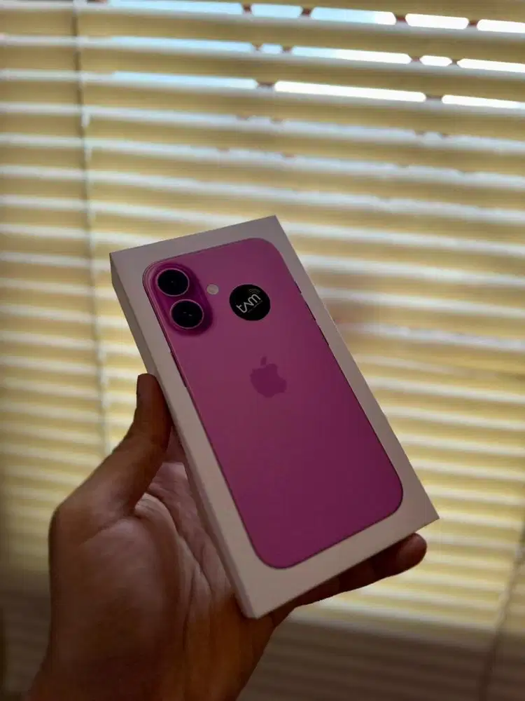 NEW IPHONE 16 128GB PINK GARANSI RESMI INDO