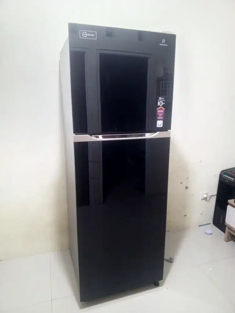 kulkas 2 pintu jumbo inverter polytron PRM 495