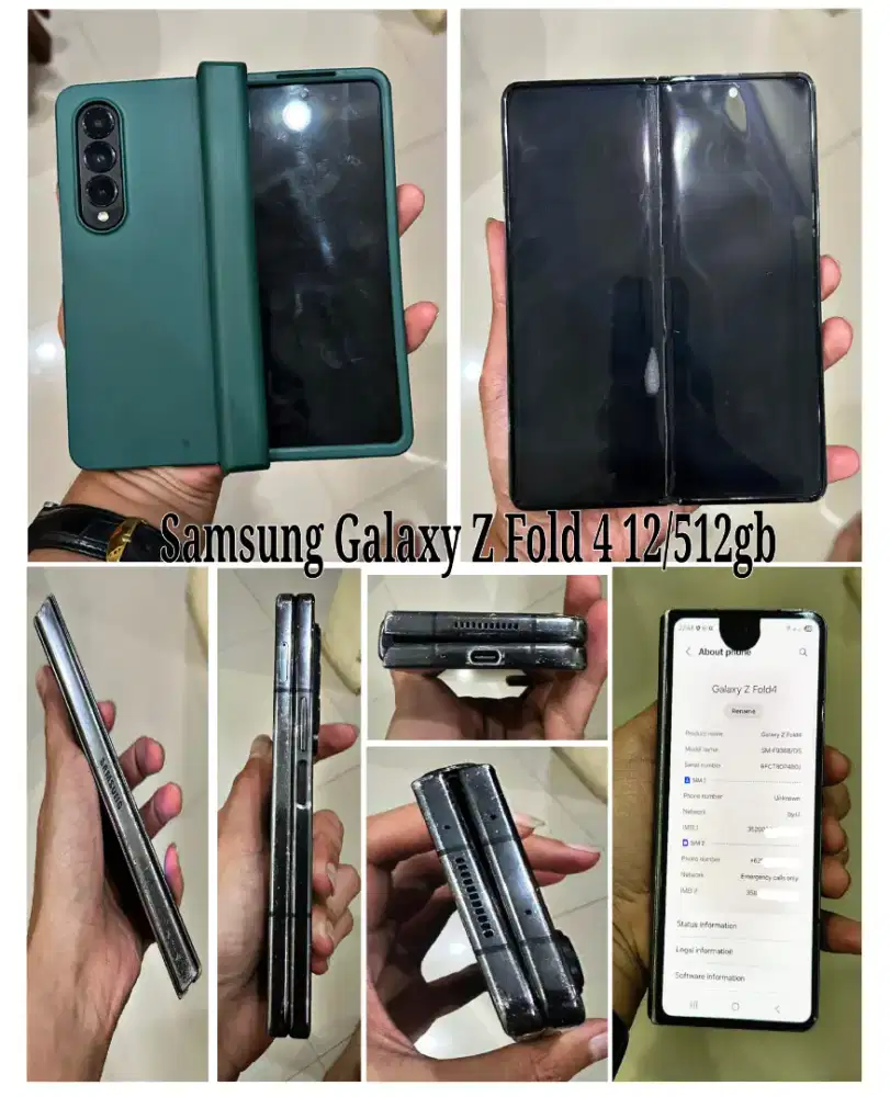 Samsung Galaxy Z Fold 4 12/512gb ( MINUS BACA DESKRIPSI)