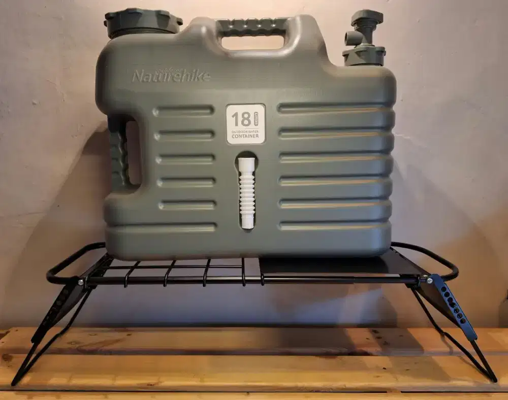 Set Meja Lipat Mini Outdoor & Galon Naturehike 18L