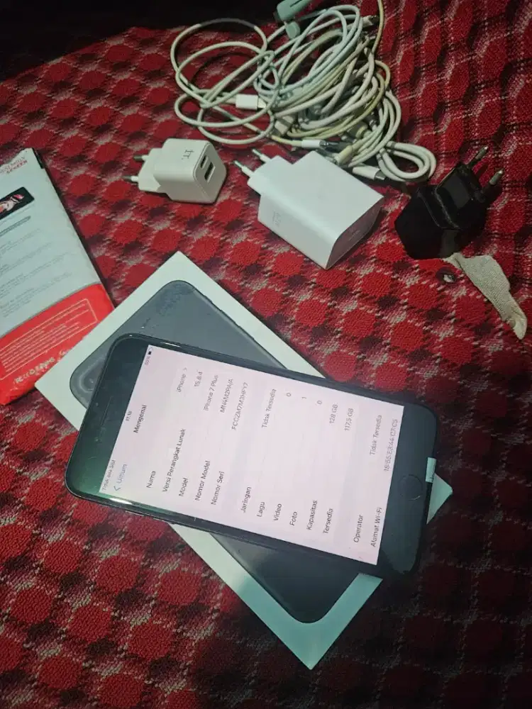 Iphone 7plus 128gb ibox fulset