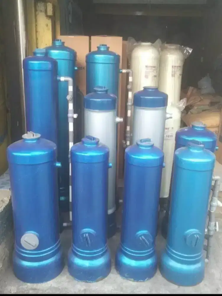 Filter penjernih air bahan PVC 8INC Kumplit dan Media Super