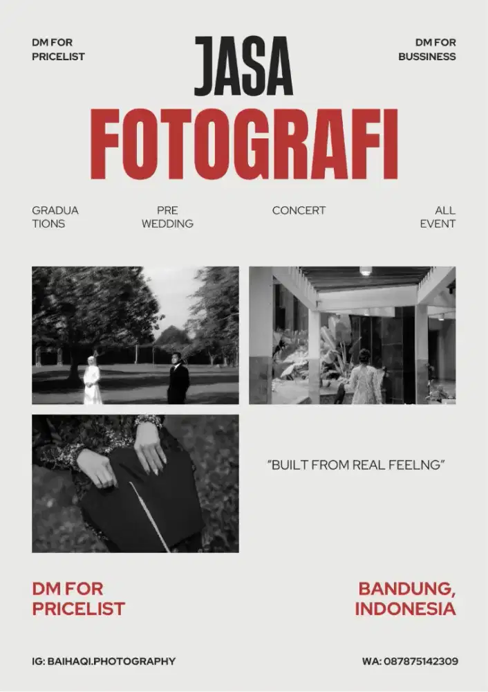 Jasa Dokumentasi Fotografi berbagai event