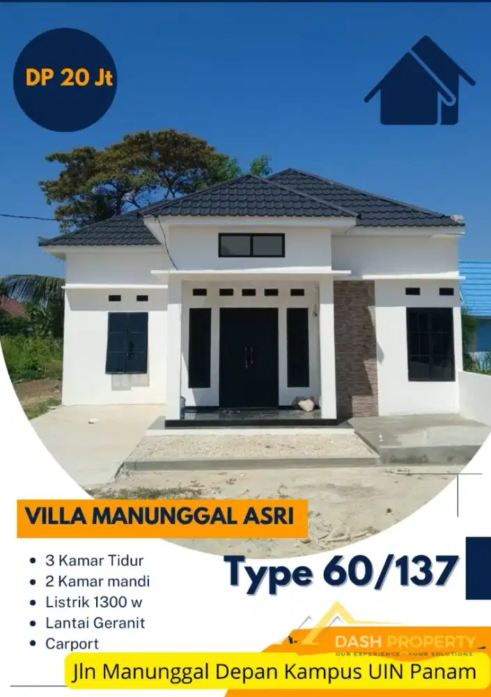 RUMAH CANTIK DEPAN KAMPUS UIN